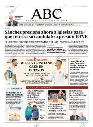 ABC MADRID 01-07-2018 página 2