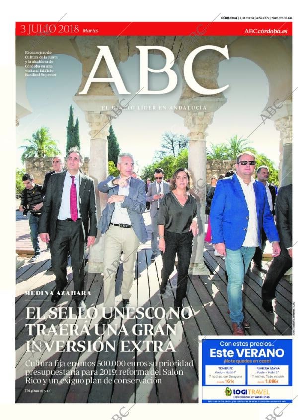 ABC CORDOBA 03-07-2018 página 1