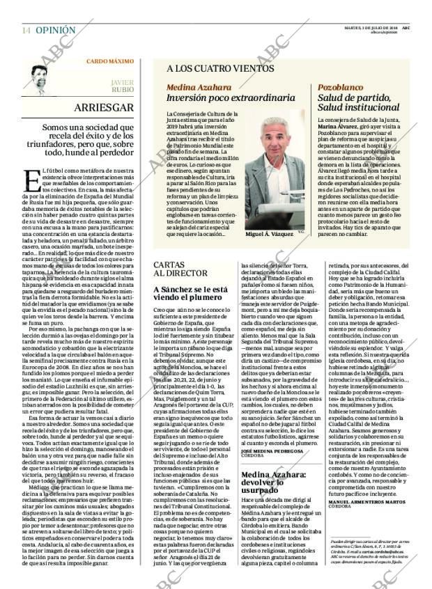 ABC CORDOBA 03-07-2018 página 14