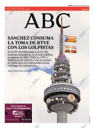 ABC MADRID 05-07-2018 página 1