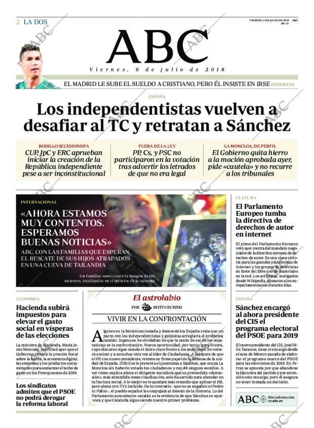 ABC MADRID 06-07-2018 página 2