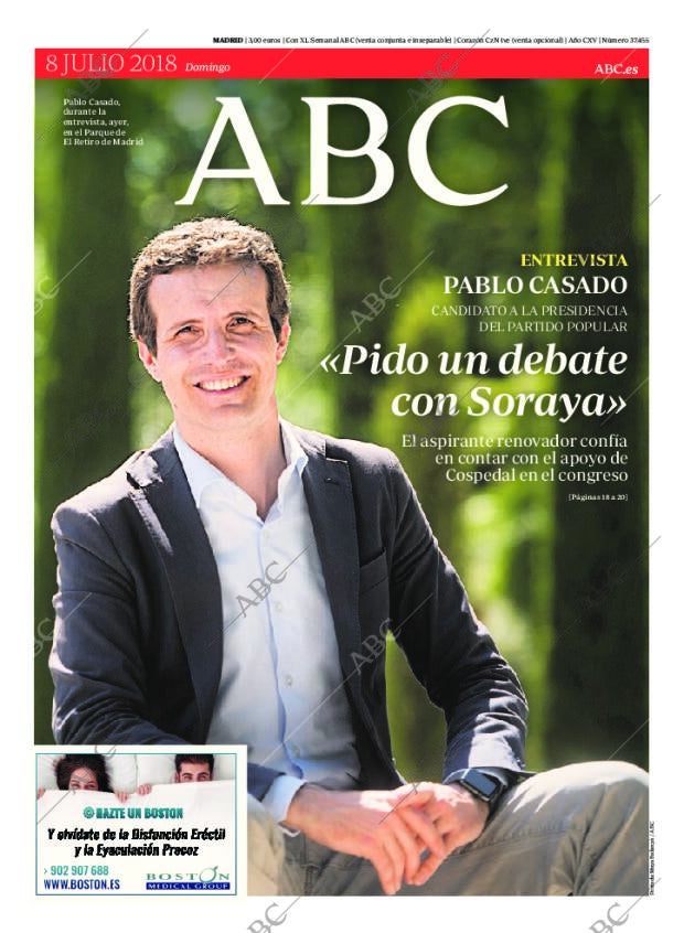 ABC MADRID 08-07-2018 página 1