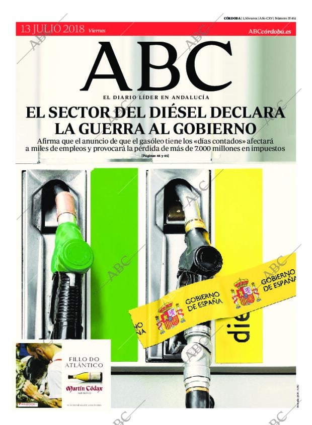 ABC CORDOBA 13-07-2018 página 1