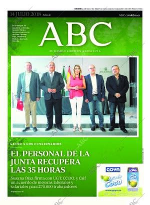 ABC CORDOBA 14-07-2018 página 1
