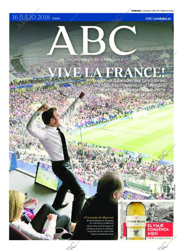 ABC CORDOBA 16-07-2018 página 1