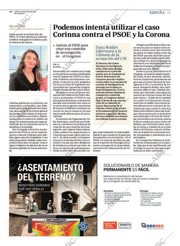 ABC MADRID 16-07-2018 página 19