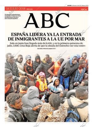 ABC MADRID 18-07-2018 página 1