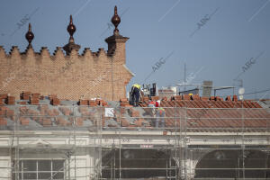 Remodelación de los techos de la plaza de toros de Las Ventas