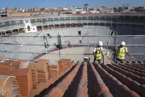 Remodelación de los techos de la plaza de toros de Las Ventas