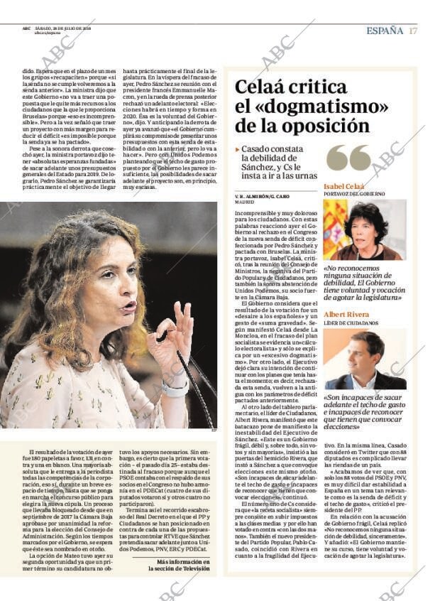 ABC MADRID 28-07-2018 página 17