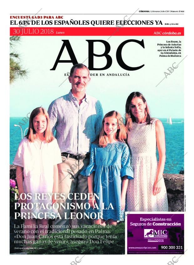 ABC CORDOBA 30-07-2018 página 1