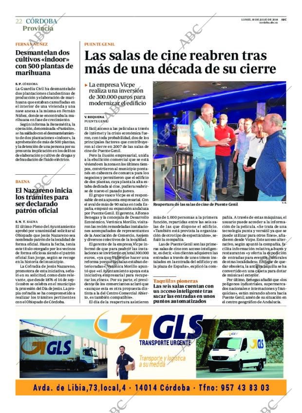 ABC CORDOBA 30-07-2018 página 22