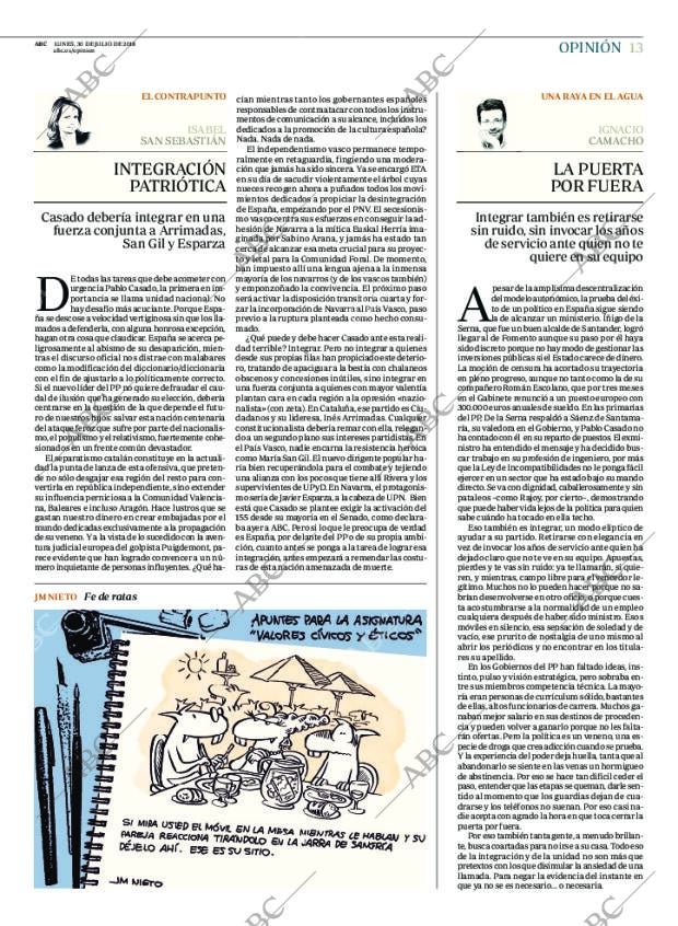 ABC MADRID 30-07-2018 página 13