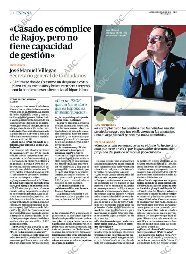 ABC MADRID 30-07-2018 página 20