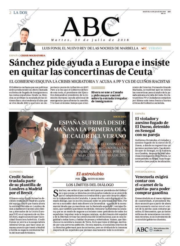 ABC MADRID 31-07-2018 página 2