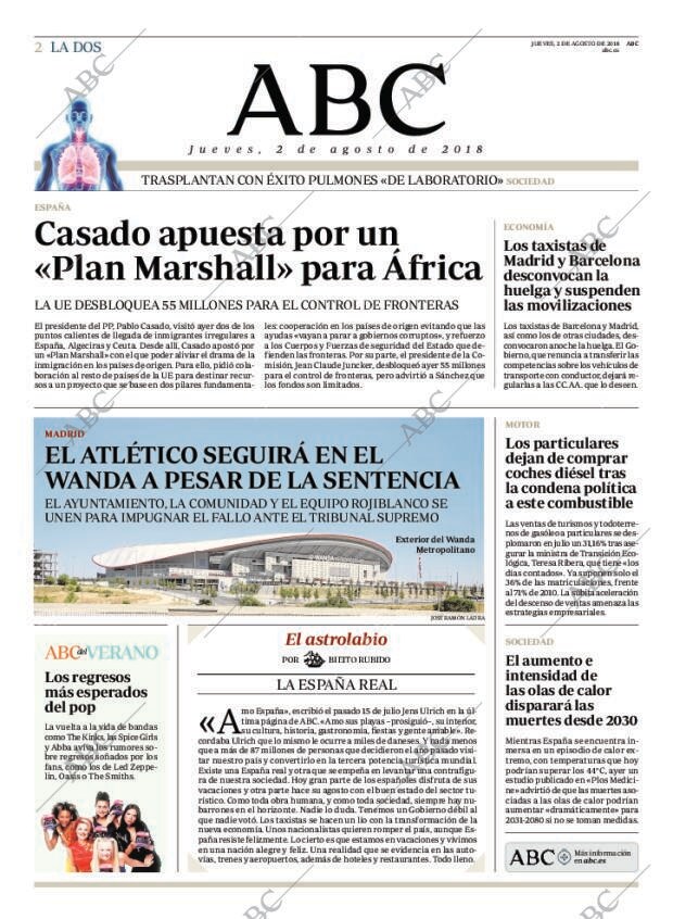 ABC MADRID 02-08-2018 página 2