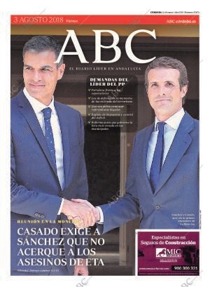 ABC CORDOBA 03-08-2018 página 1