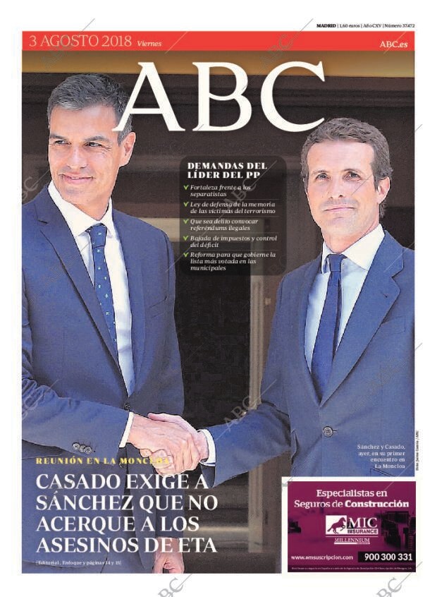 ABC MADRID 03-08-2018 página 1