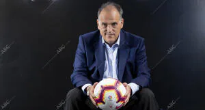 Entrevista con el presidente de la liga de fútbol Profesional, Lfp, Javier Tebas