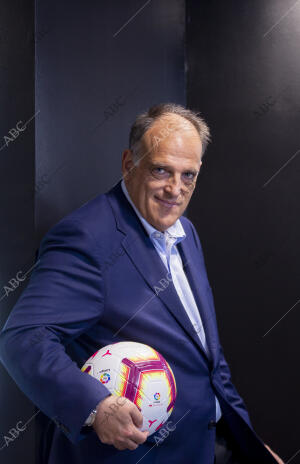 Entrevista con el presidente de la liga de fútbol Profesional, Lfp, Javier Tebas