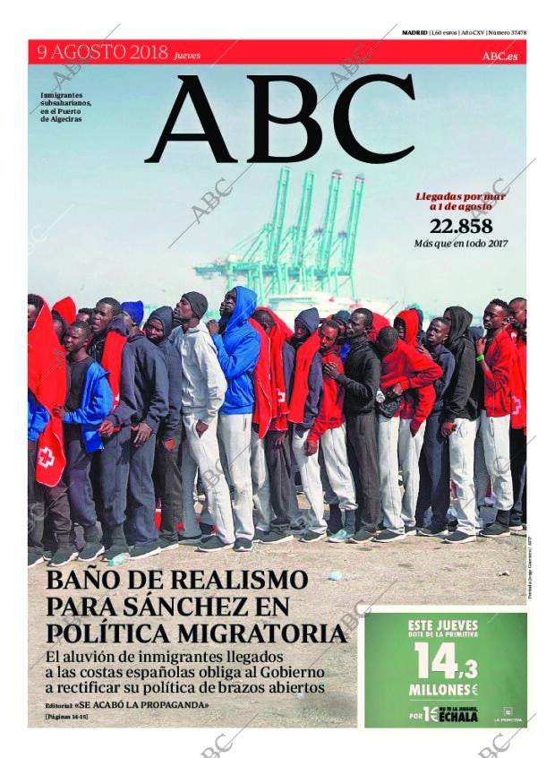 ABC MADRID 09-08-2018 página 1