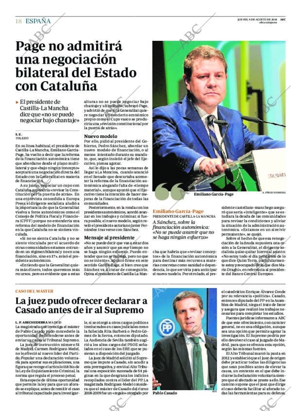 ABC MADRID 09-08-2018 página 18