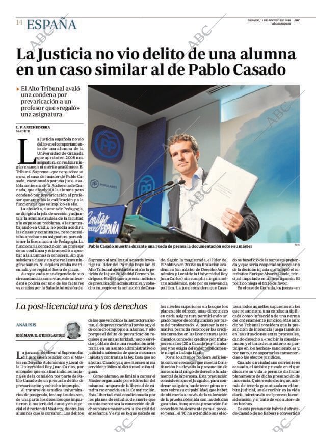 ABC MADRID 11-08-2018 página 14
