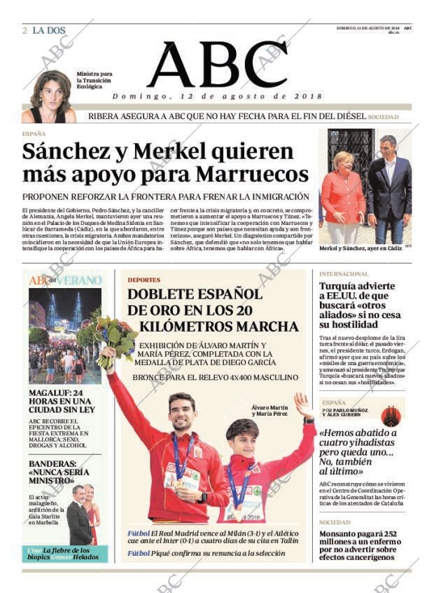 ABC MADRID 12-08-2018 página 2