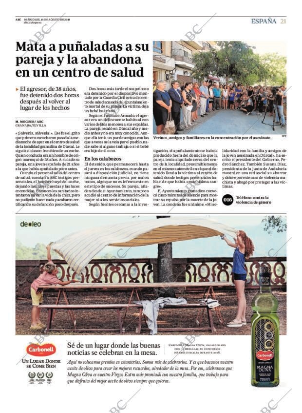 ABC MADRID 15-08-2018 página 21
