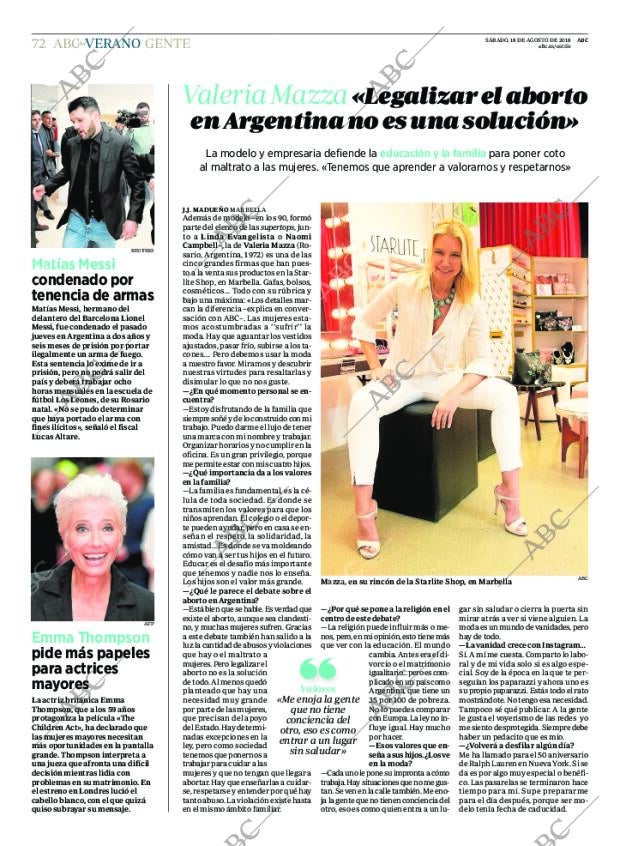ABC CORDOBA 18-08-2018 página 72