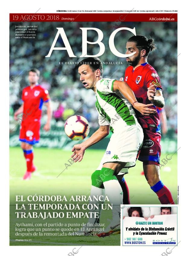 ABC CORDOBA 19-08-2018 página 1