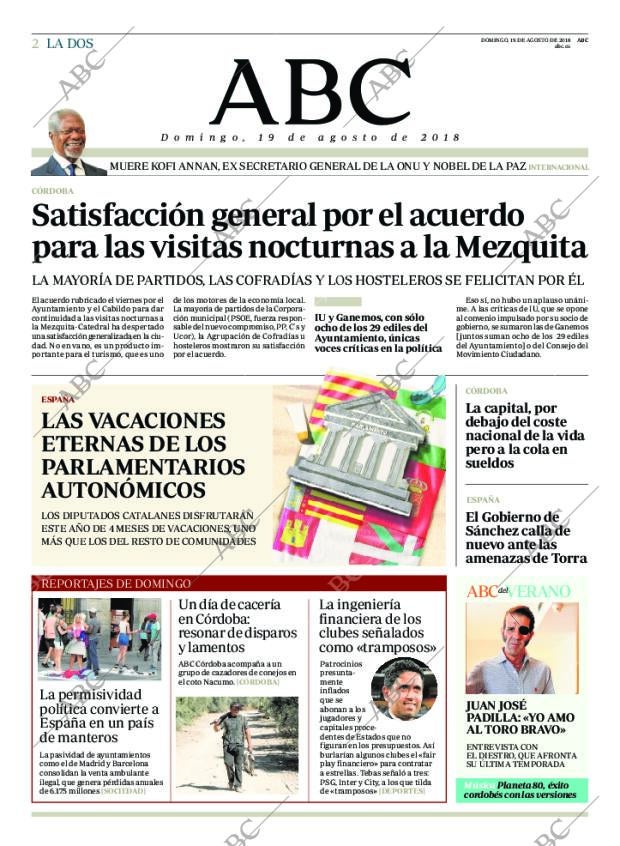 ABC CORDOBA 19-08-2018 página 2