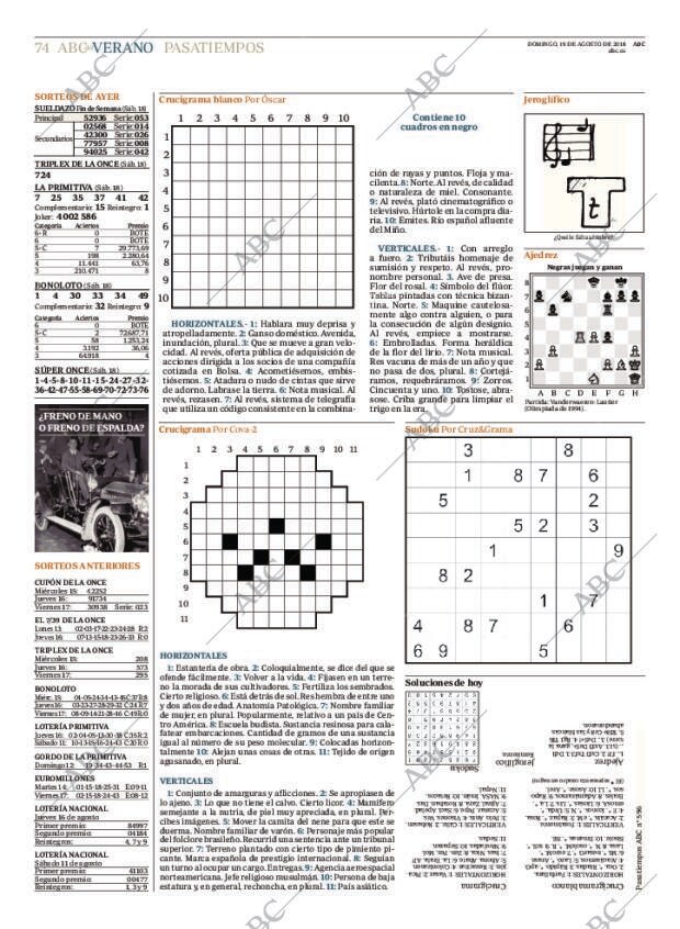 ABC MADRID 19-08-2018 página 74