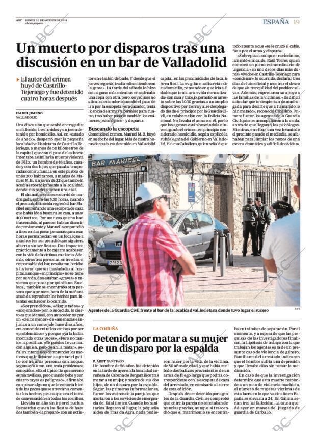 ABC MADRID 20-08-2018 página 19