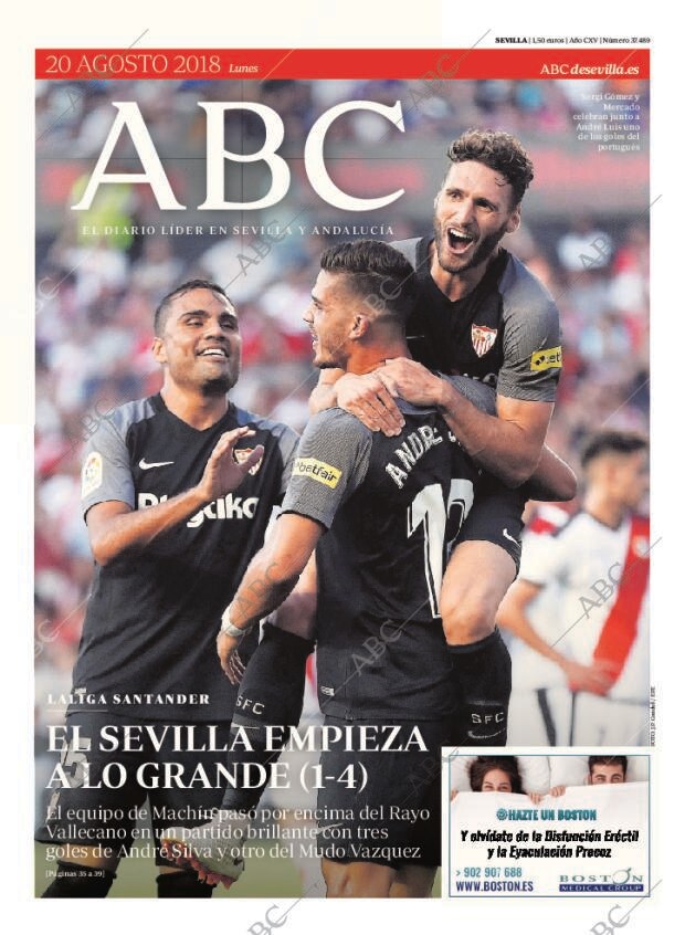 ABC SEVILLA 20-08-2018 página 1