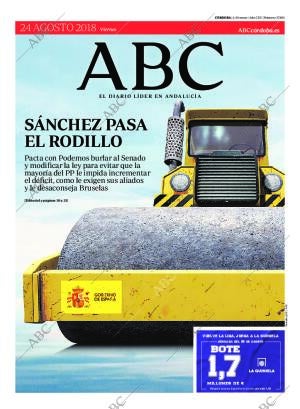 ABC CORDOBA 24-08-2018 página 1