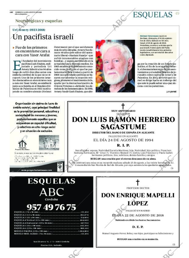 ABC CORDOBA 24-08-2018 página 49