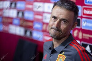 Rueda de prensa del seleccionador español de futbol Luis Enrique