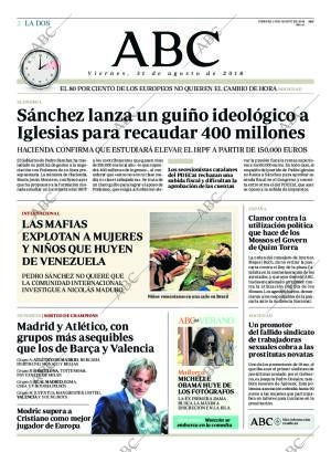 ABC MADRID 31-08-2018 página 2