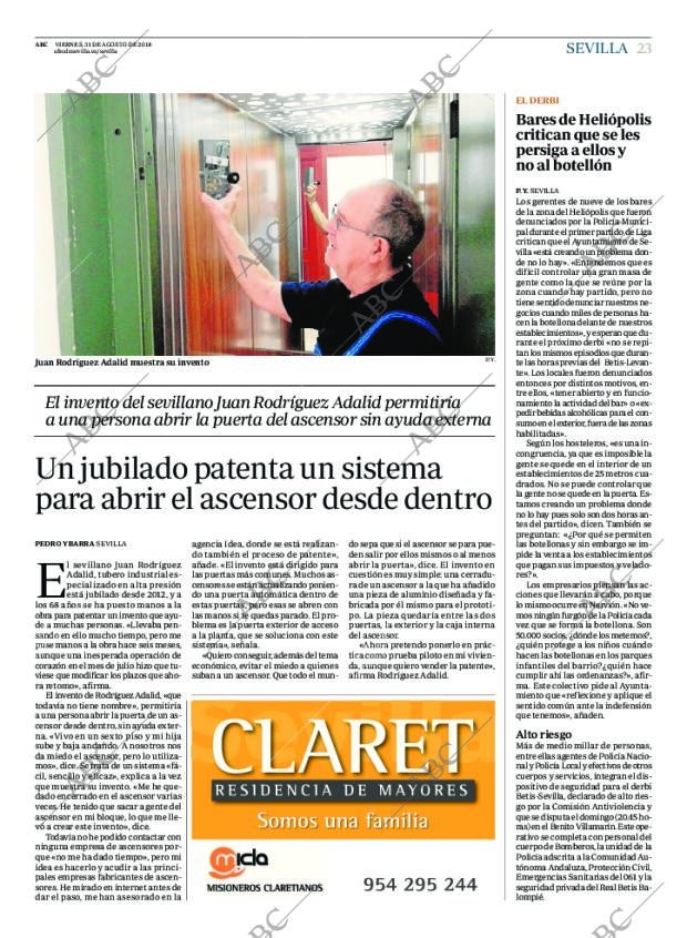 ABC SEVILLA 31-08-2018 página 23