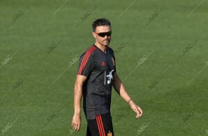 Primer entrenamiento de la Selección Española de Fútbol de la era Luis Enrique