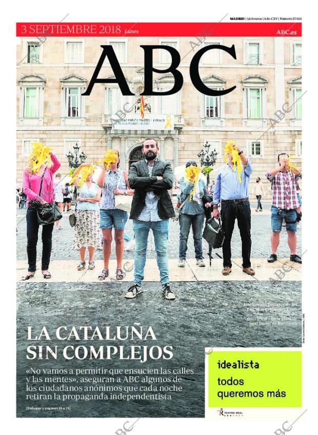 ABC MADRID 03-09-2018 página 1