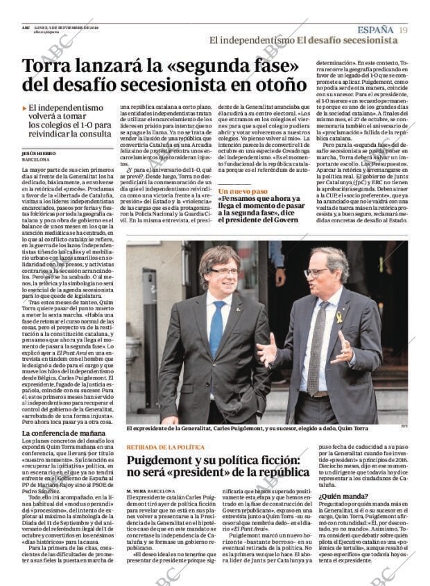 ABC MADRID 03-09-2018 página 19