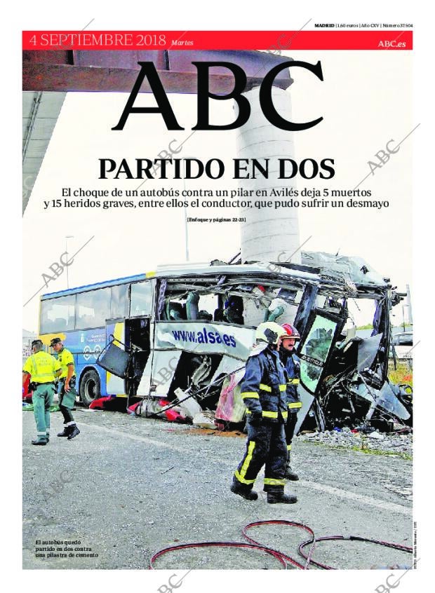 ABC MADRID 04-09-2018 página 1