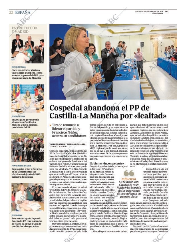 ABC MADRID 08-09-2018 página 22