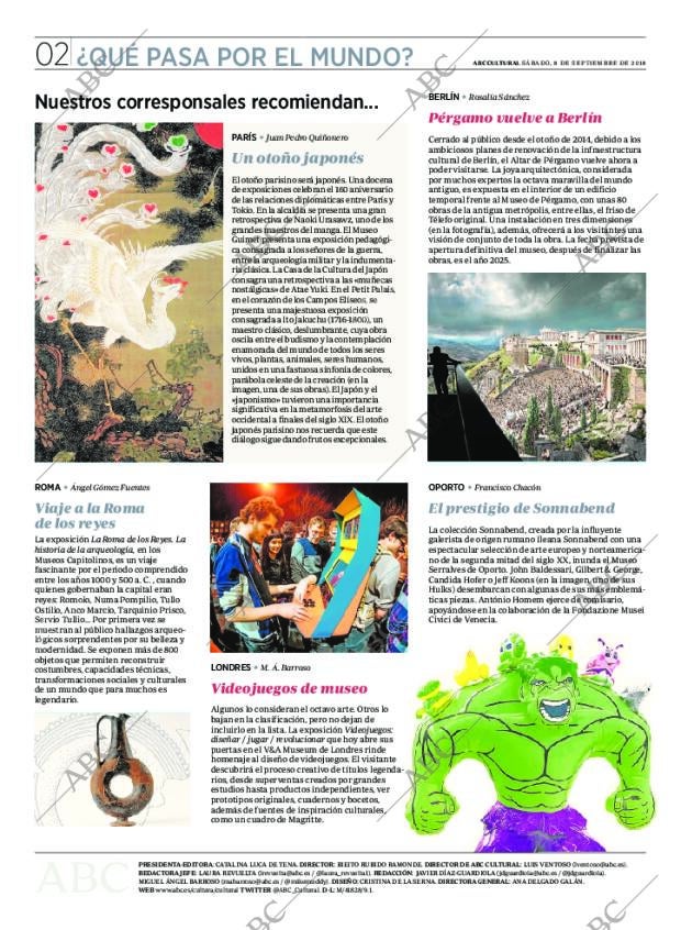 CULTURAL MADRID 08-09-2018 página 2
