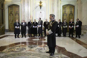 Carlos Lesmes y el rey Felipe VI asisten a la Apertura del año judicial en el...