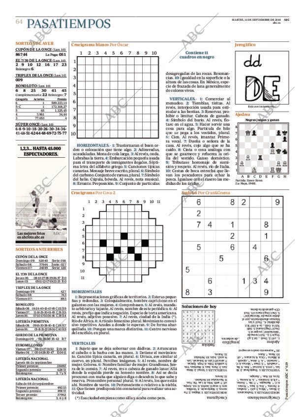 ABC MADRID 11-09-2018 página 64