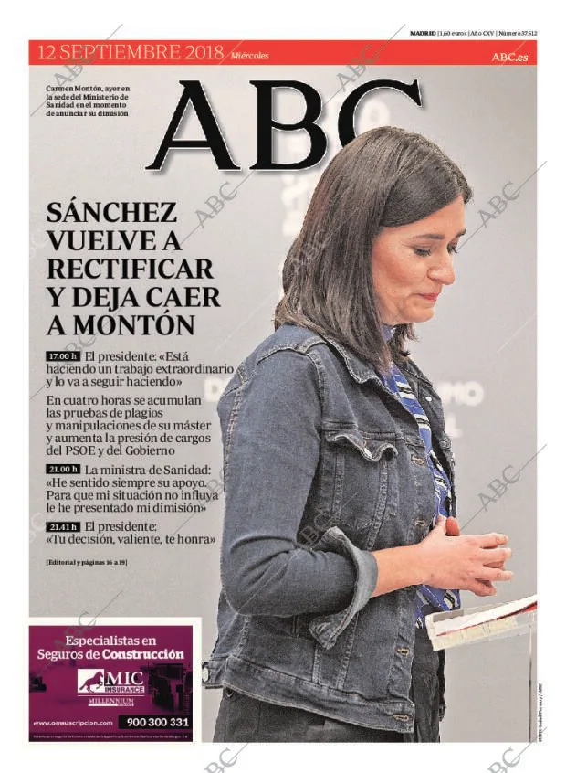 ABC MADRID 12-09-2018 página 1