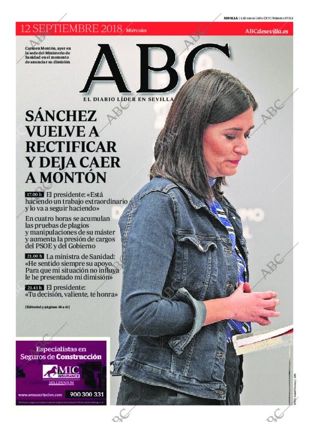 ABC SEVILLA 12-09-2018 página 1
